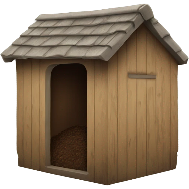 Poo shed emoji
