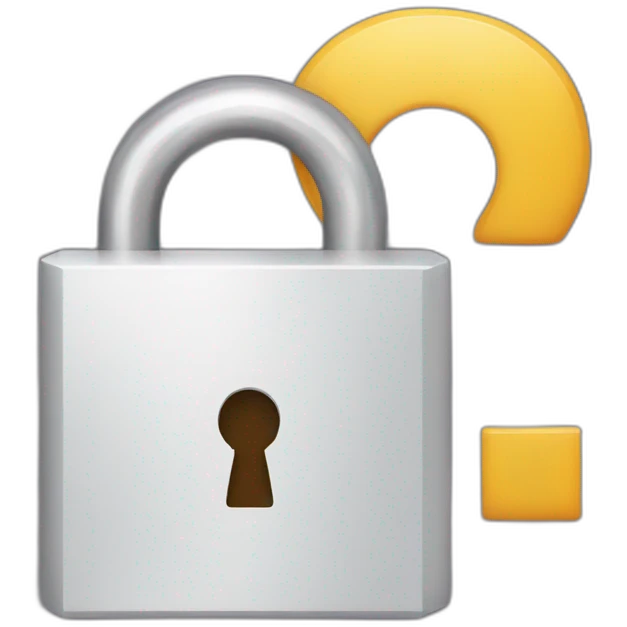 lock with a question mark emoji