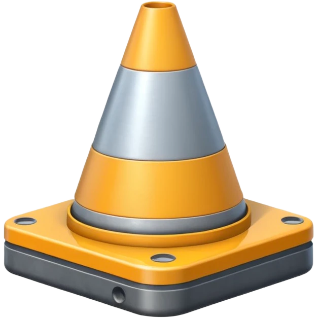 Cone pontoon emoji