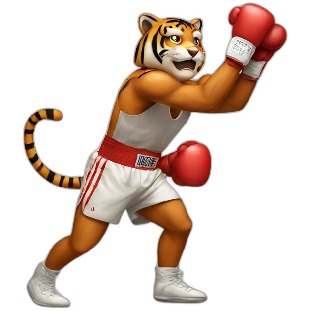 Boxing Tiger  emoji