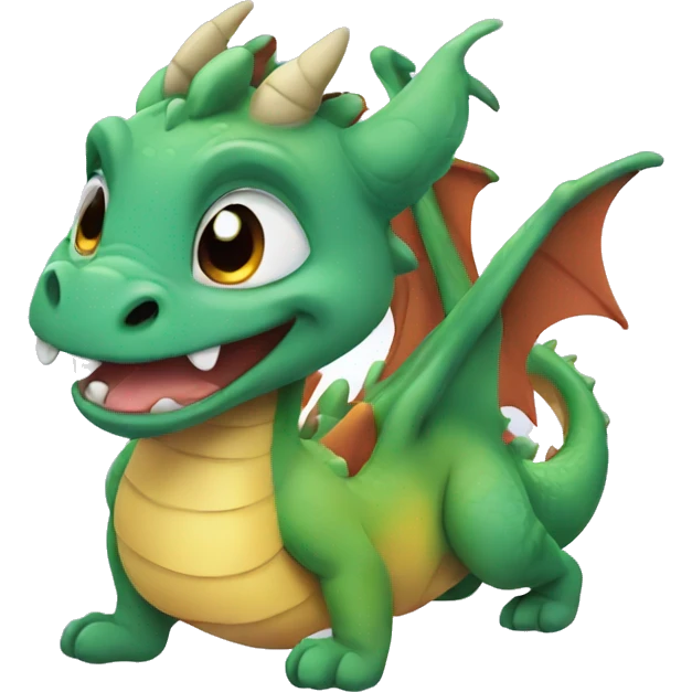 Cute dragon  emoji