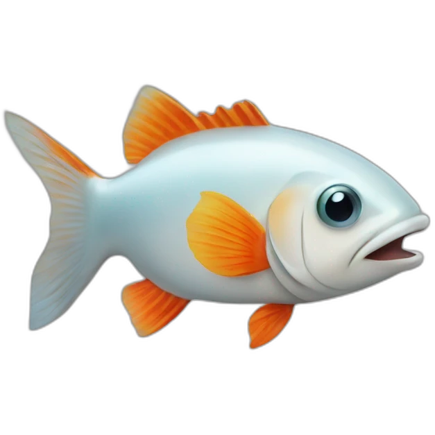 Un poisson emoji