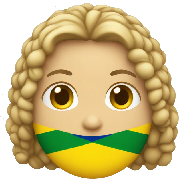 Gado com bandeira do Brasil emoji
