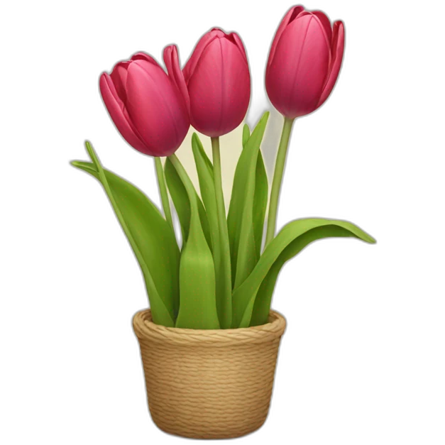 Tulips emoji