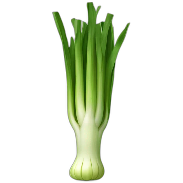leek vegetable emoji