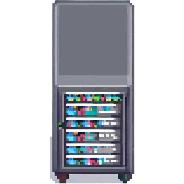 Tiny server rack emoji