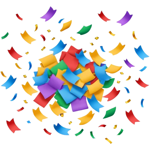 one confetti emoji