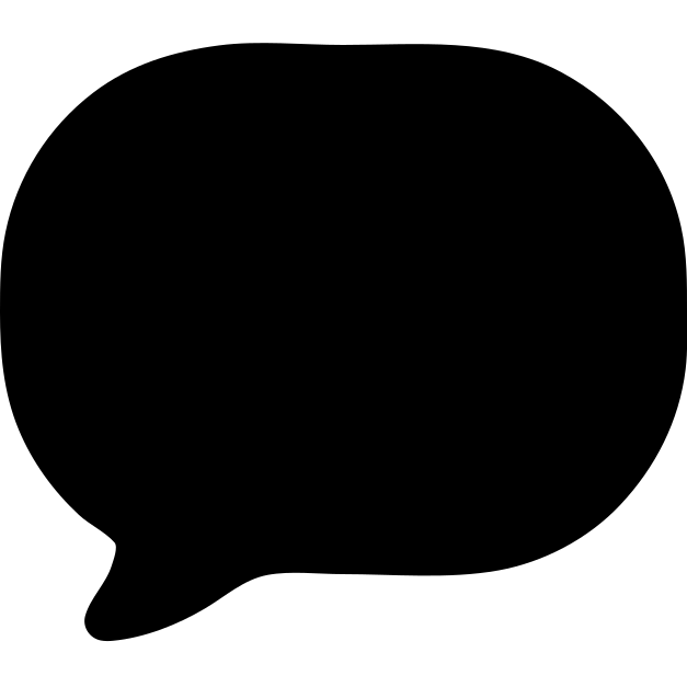 simple chat message bubble icon emoji