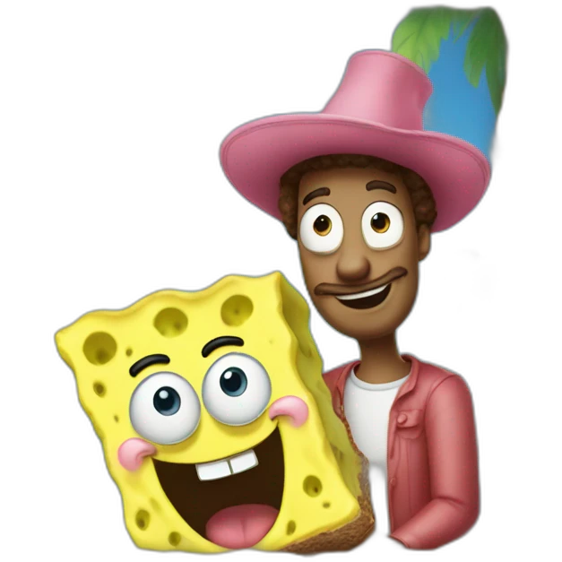 Patrick-with-sponge-bob emoji