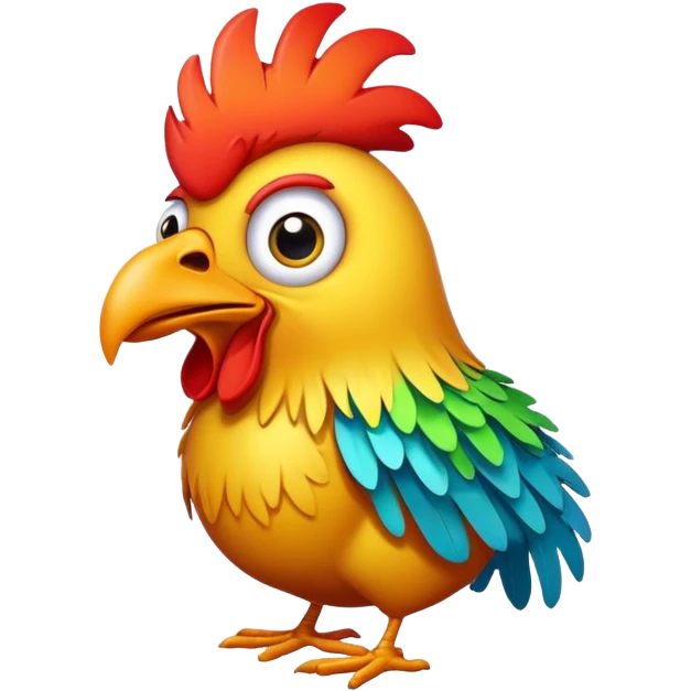 freaky chicken emoji