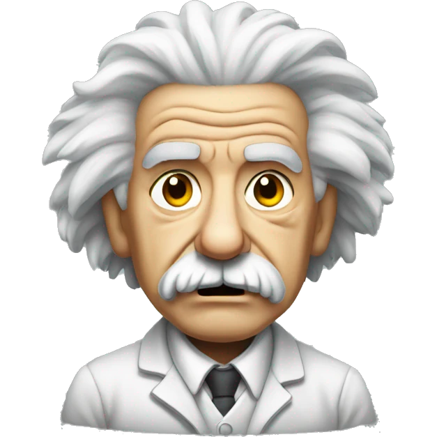 angry einstein emoji