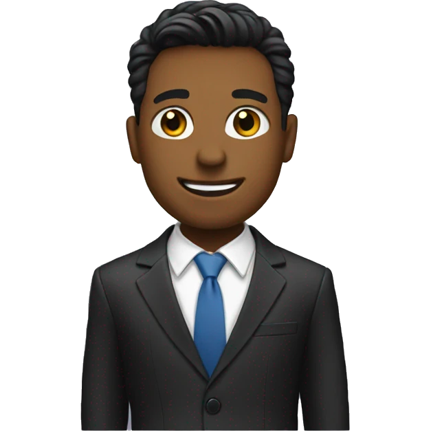 Put on a suit emoji