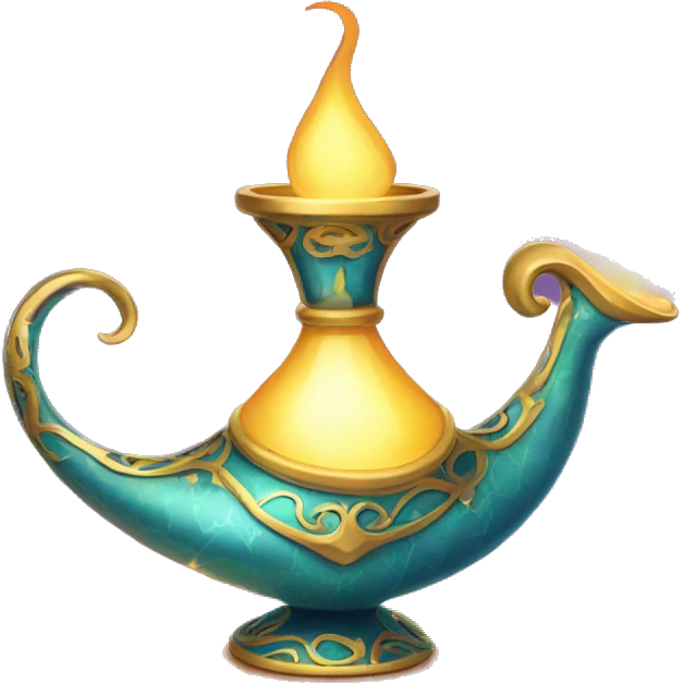 magic genie lamp emoji