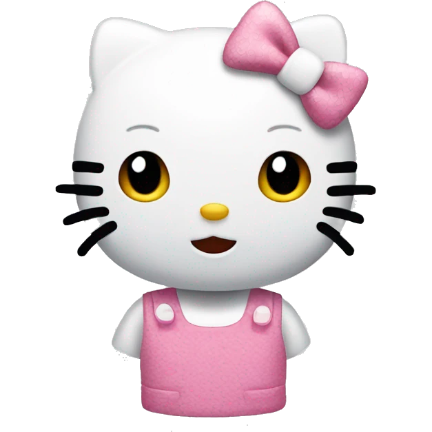 Tête Hello Kitty emoji