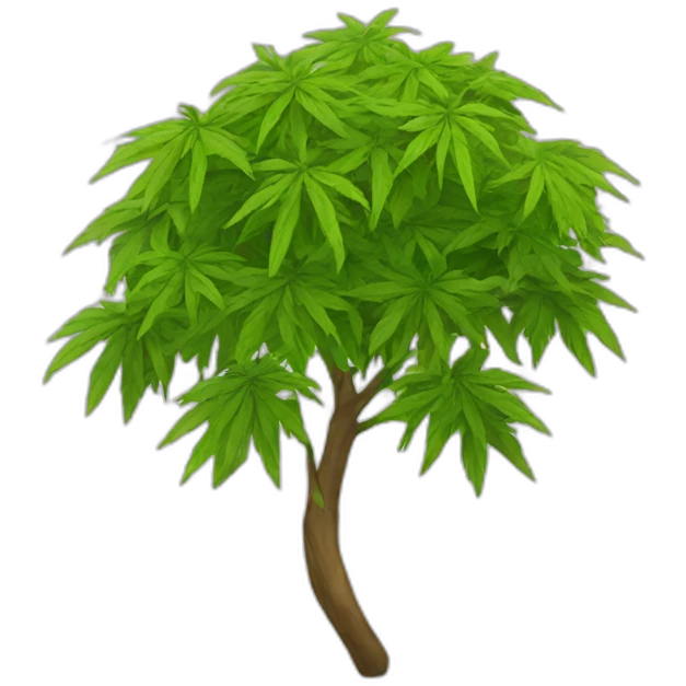 weed tree emoji