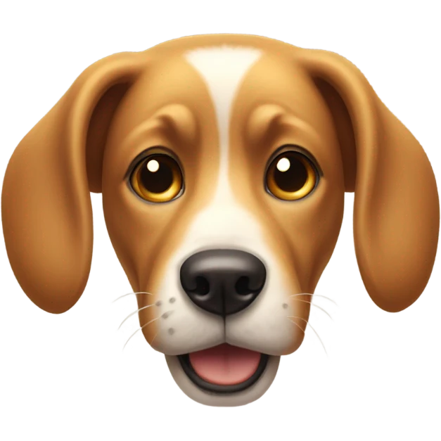Dog rolling eyes emoji