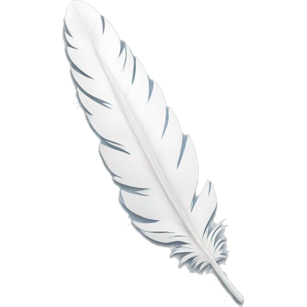 white feather emoji