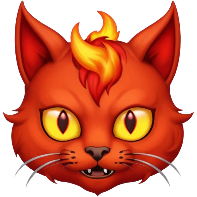 Devil cat emoji
