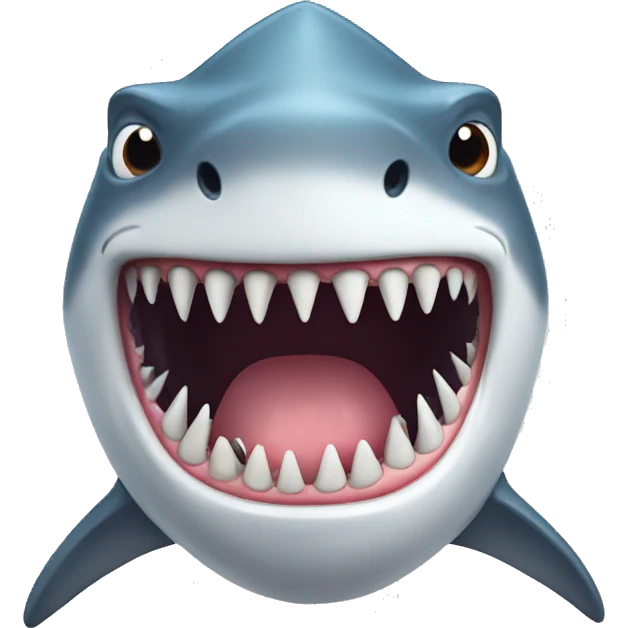 Shark without teeth emoji