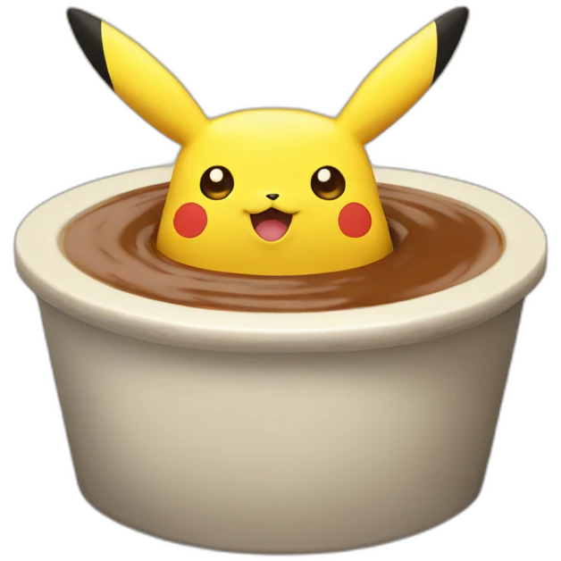 pikachu pudding emoji