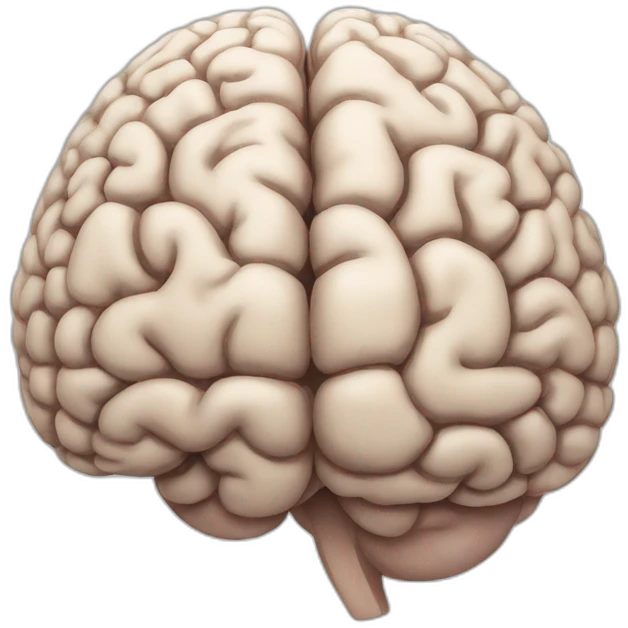 human brain emoji