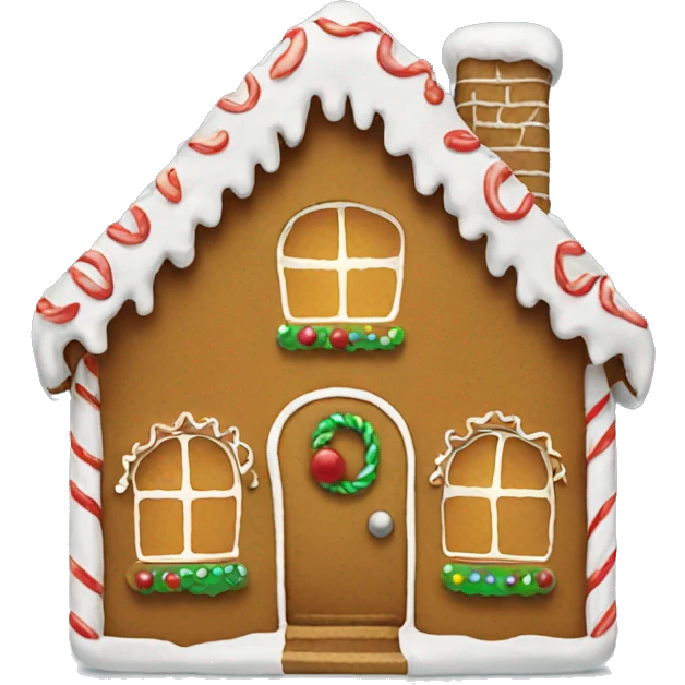gingerbread house emoji