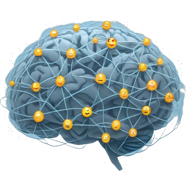 ai connected brain network gpt emoji