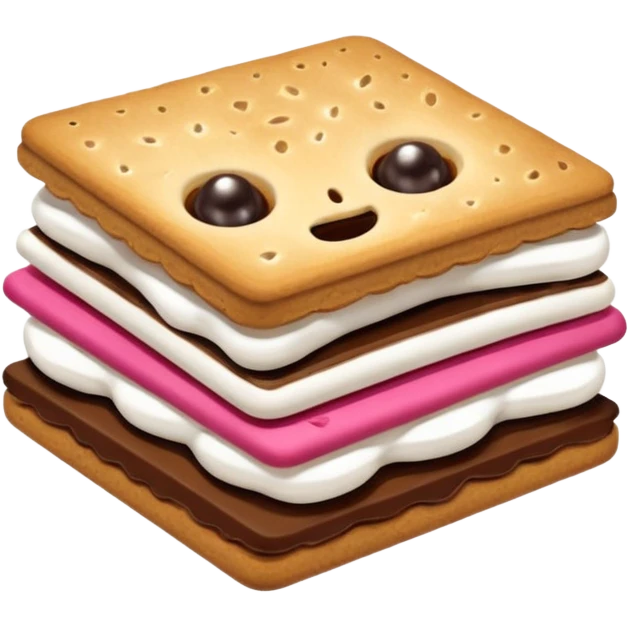 smores with eyes emoji