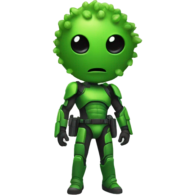 Green Invader  emoji