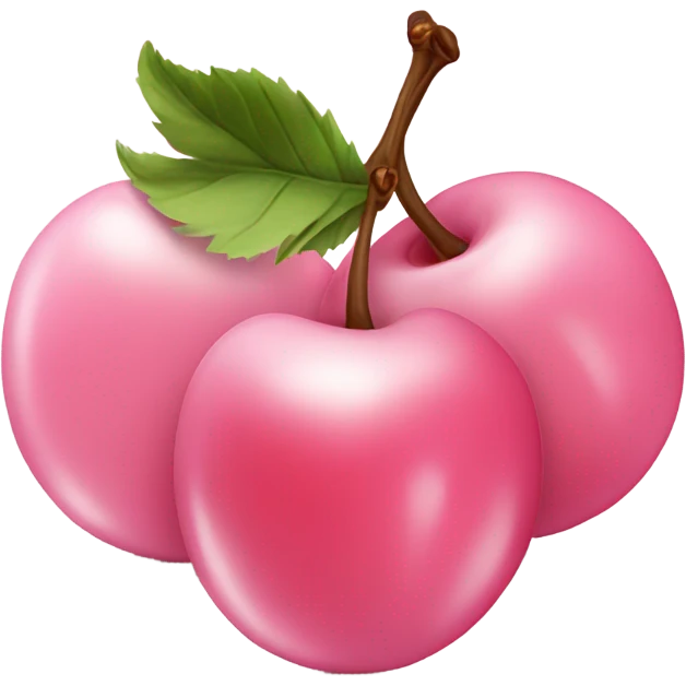 light pink cherries emoji