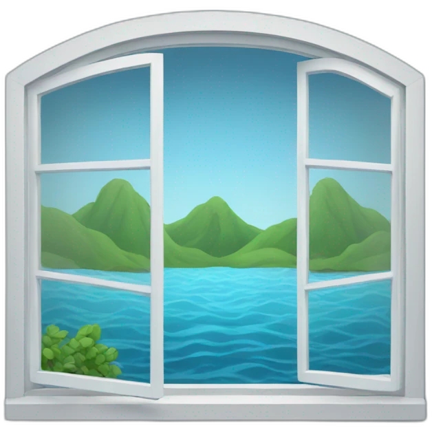 Window water emoji