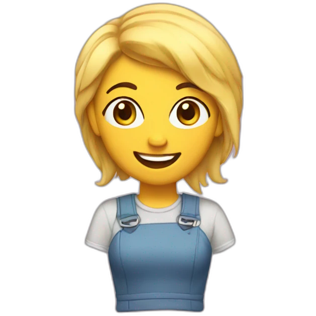 Happy Lesbian emoji