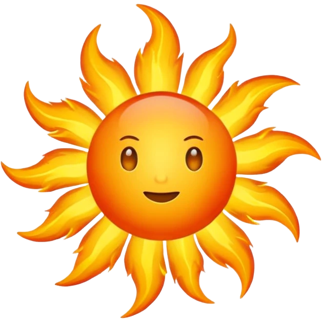 Make the sun into a super nova emoji