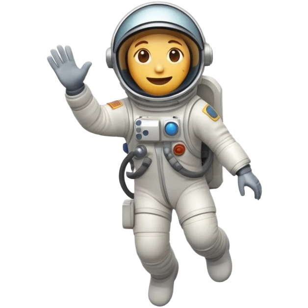 Je veux un astronaute qui saute de joie dans le thème graphique de outer wild en emoji animé pour ma chaîne twitch  emoji