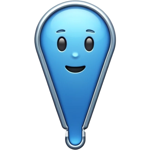 Blue Exclamation mark emoji
