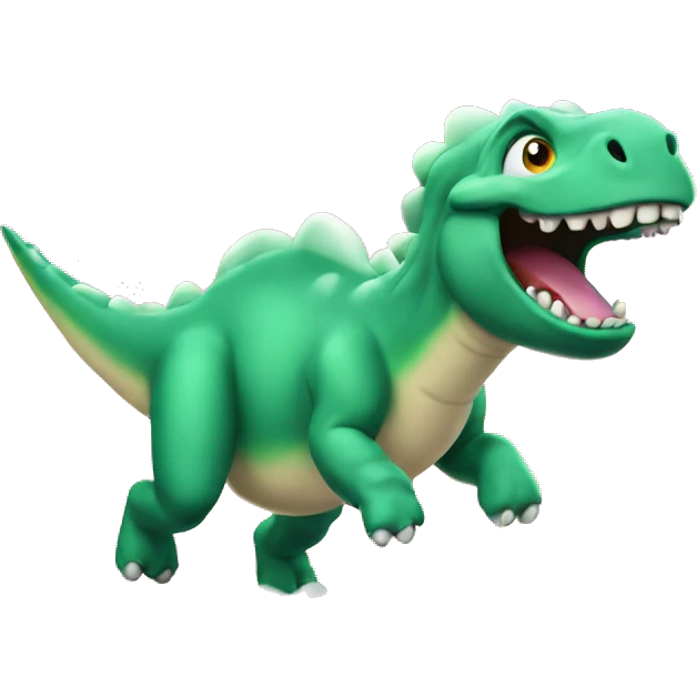 dinasour on cloud emoji