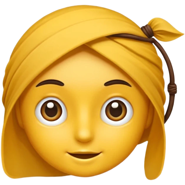 آزمونی  یک پسر که موهای مسکی با چشمانی مشکی emoji