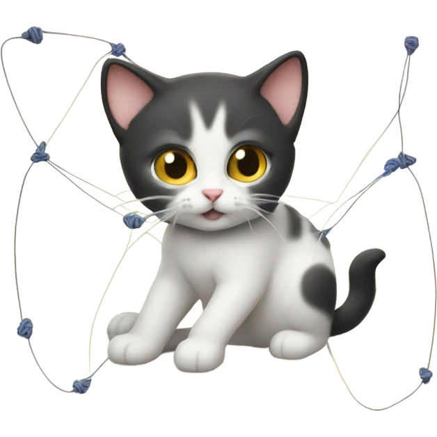 String theory but cats emoji