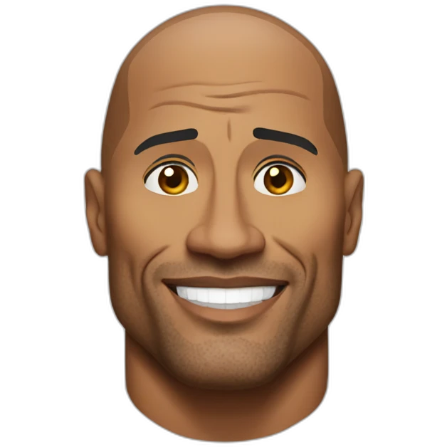 Dwayne Johnson emoji