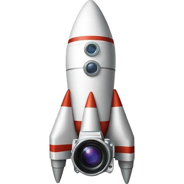 Rocket with Camera  emoji