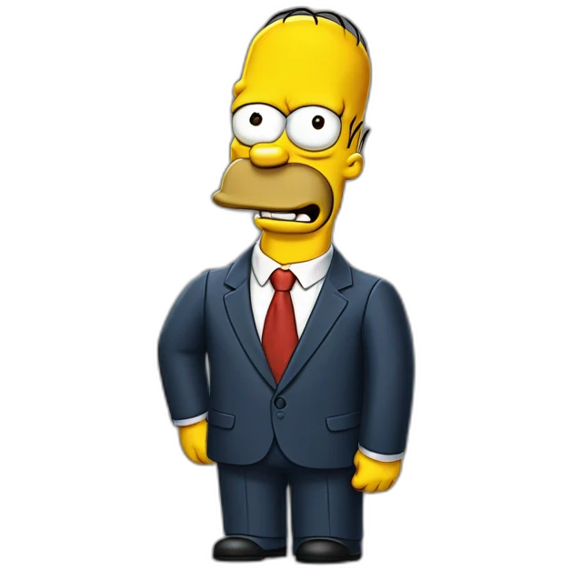 Hommer Simpson president emoji