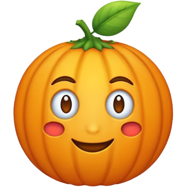 Hace la fruta damasco emoji