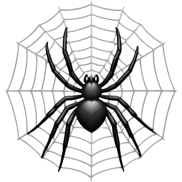 Make the I love u using spider web emoji 

 emoji