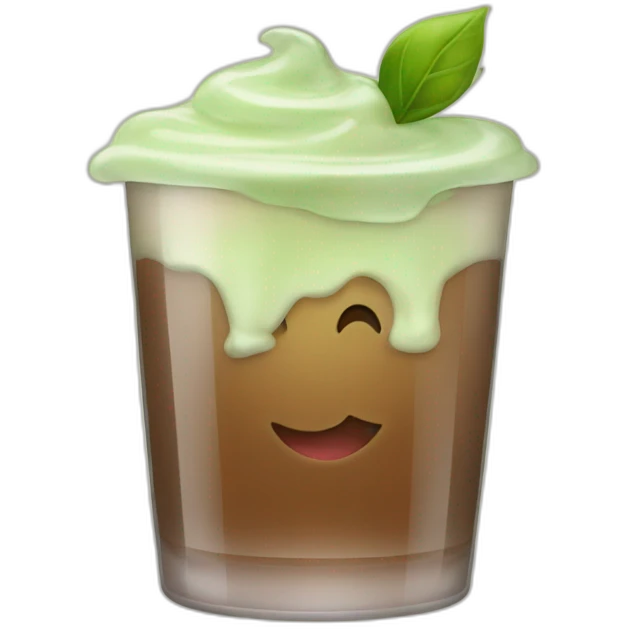 Thé glacé emoji