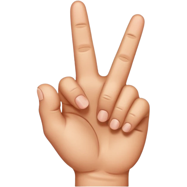 Middle finger emoji