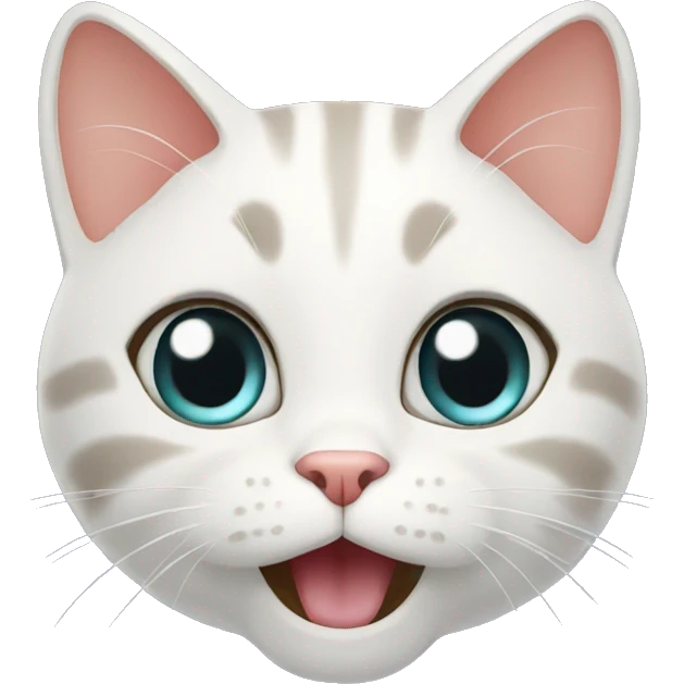 The surprised cat emoji