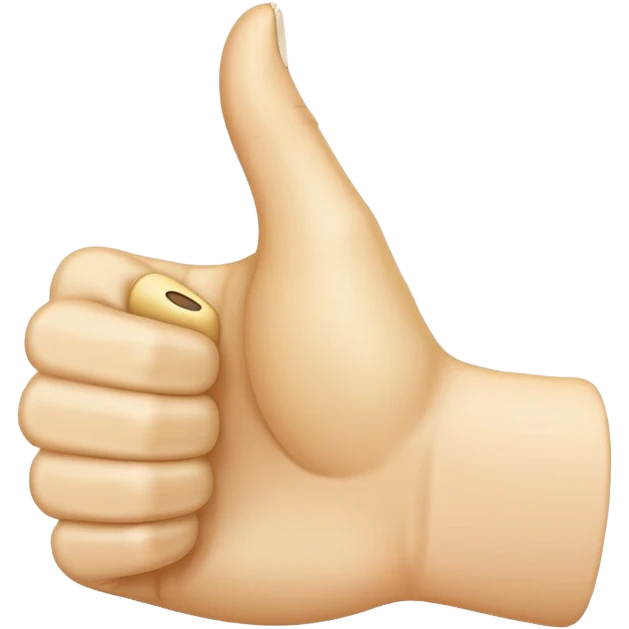 thumbs up emoij extra long thumb emoji