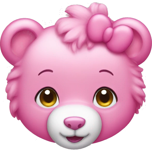 pink carebear emoji