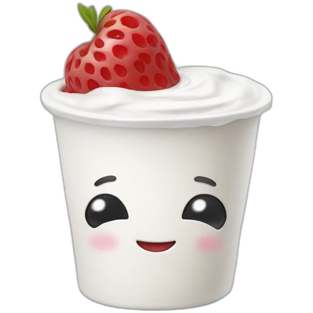 yogurt drinking emoji