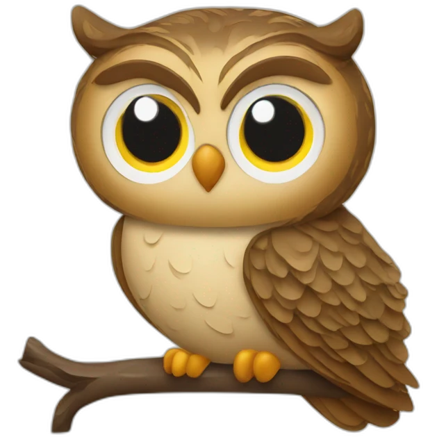 Sewing owl emoji